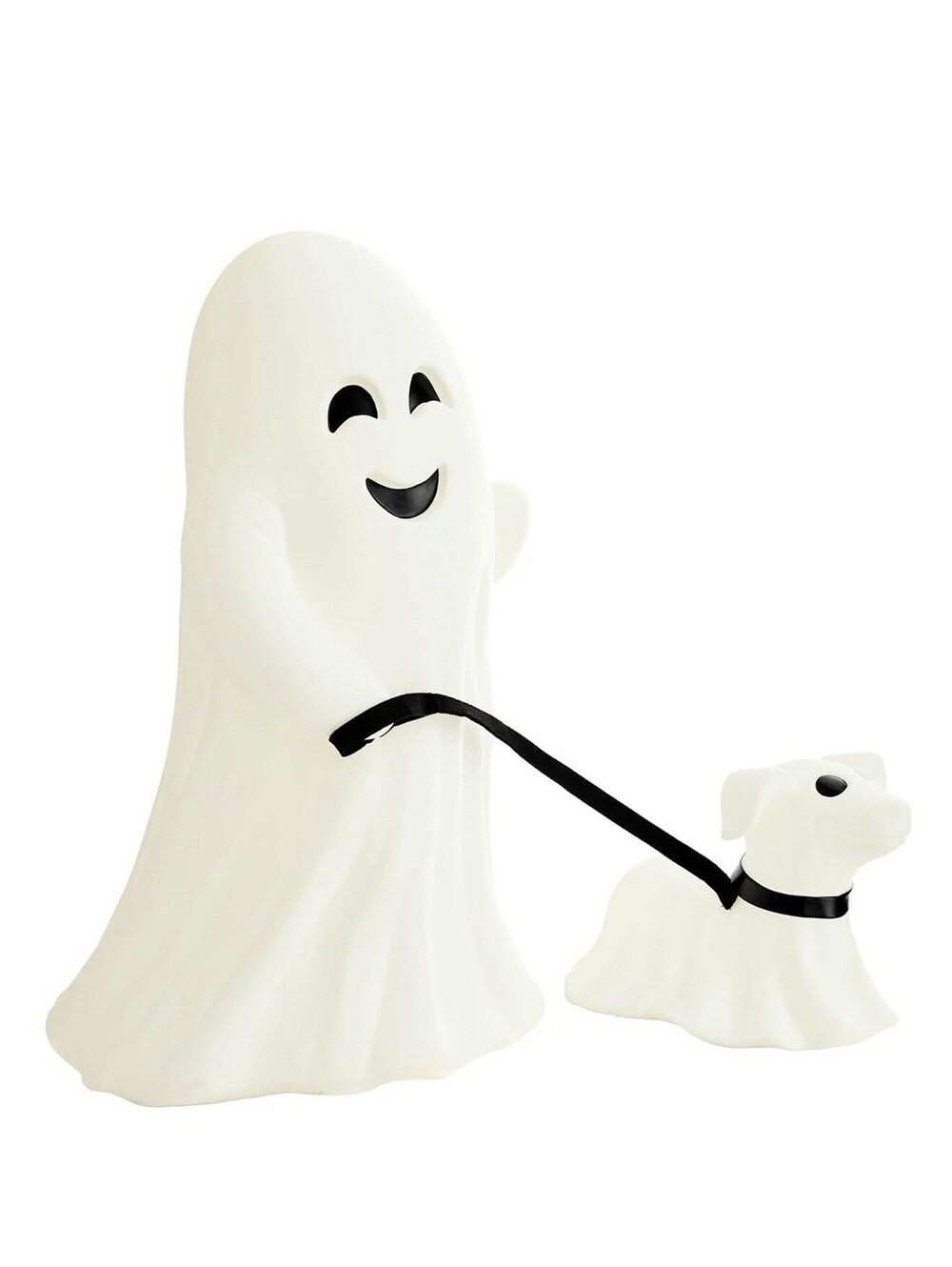 24” Ghost Walking Dog Blow Mold Lighted Halloween LED Outdoor Yard Decor